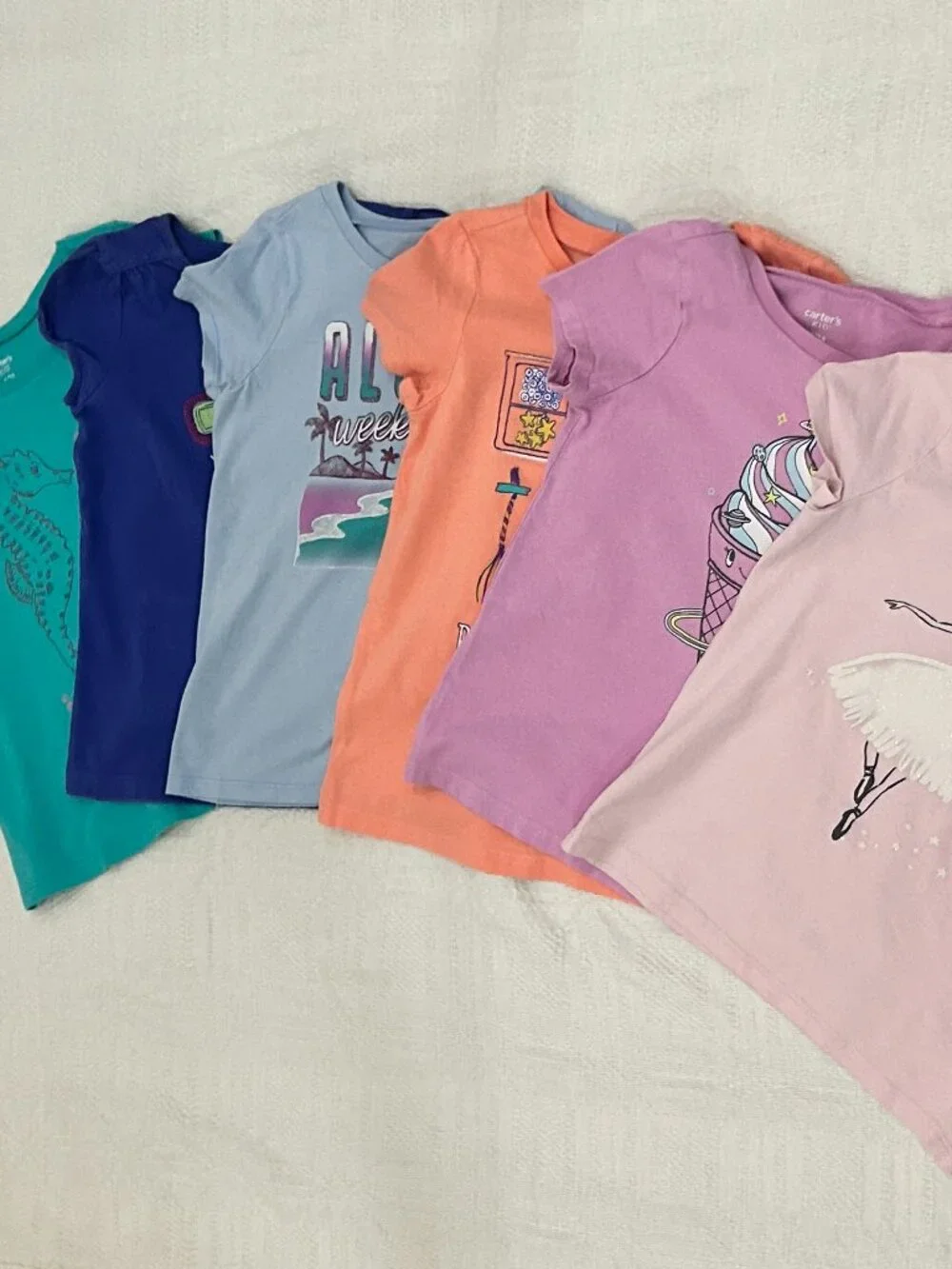 Bundle: (6) Various Color/Design Shirts - Size 7